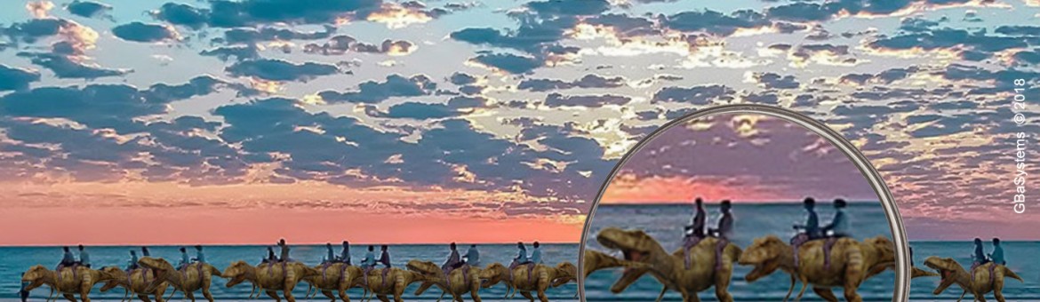 Feel like a T-Rex ride on Cable beach?