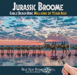 Feel like a T-Rex ride on Cable beach?